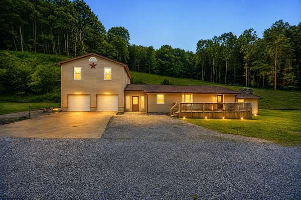 80 Acres of Land with Home for Sale in West Union, West Virginia