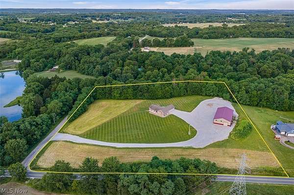 8 Acres of Land with Home for Auction in North Lawrence, Ohio