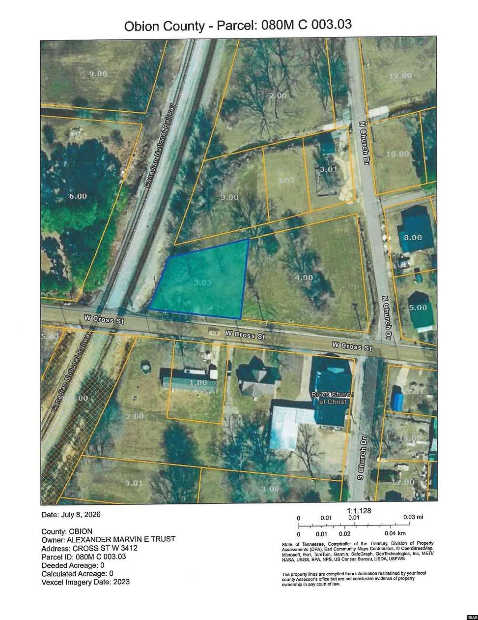 1 Acre of Land for Sale in Rives, Tennessee
