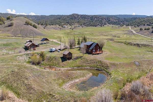 50.7 Acres of Agricultural Land with Home for Sale in Pagosa Springs, Colorado
