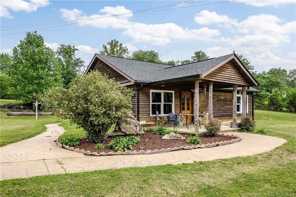 8 Acres of Land with Home for Sale in Georgetown, Indiana