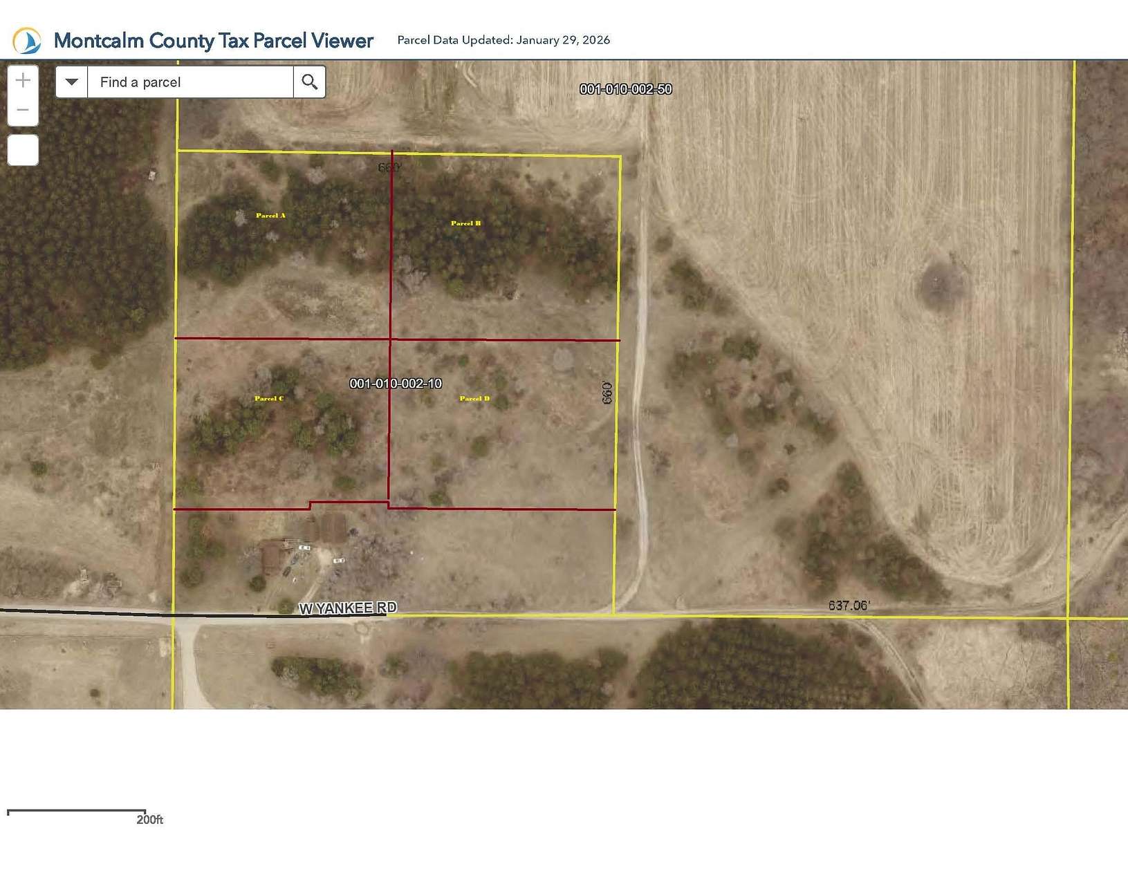 2 Acres of Land for Sale in Six Lakes, Michigan