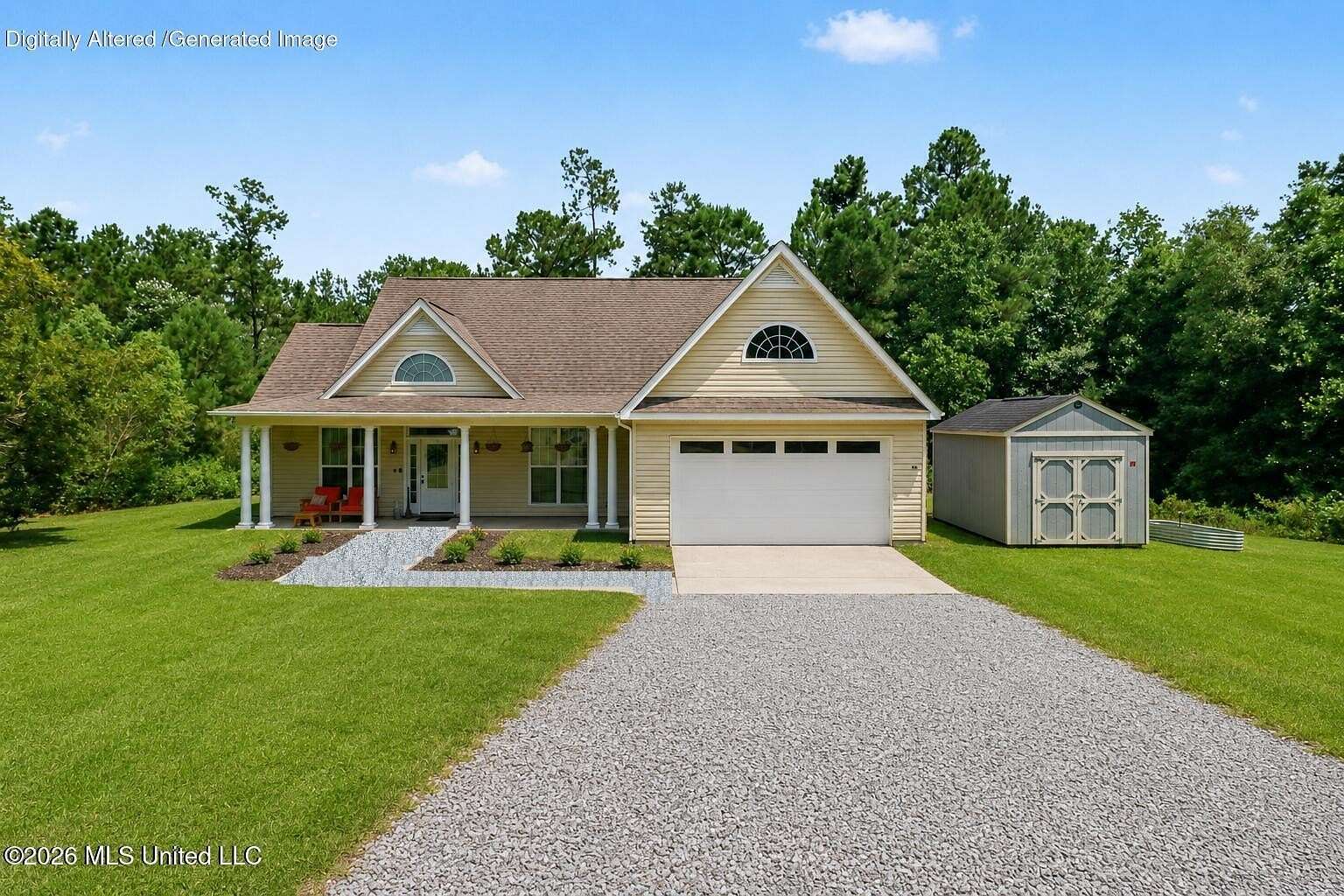 1.6 Acres of Land with Home for Sale in McHenry, Mississippi