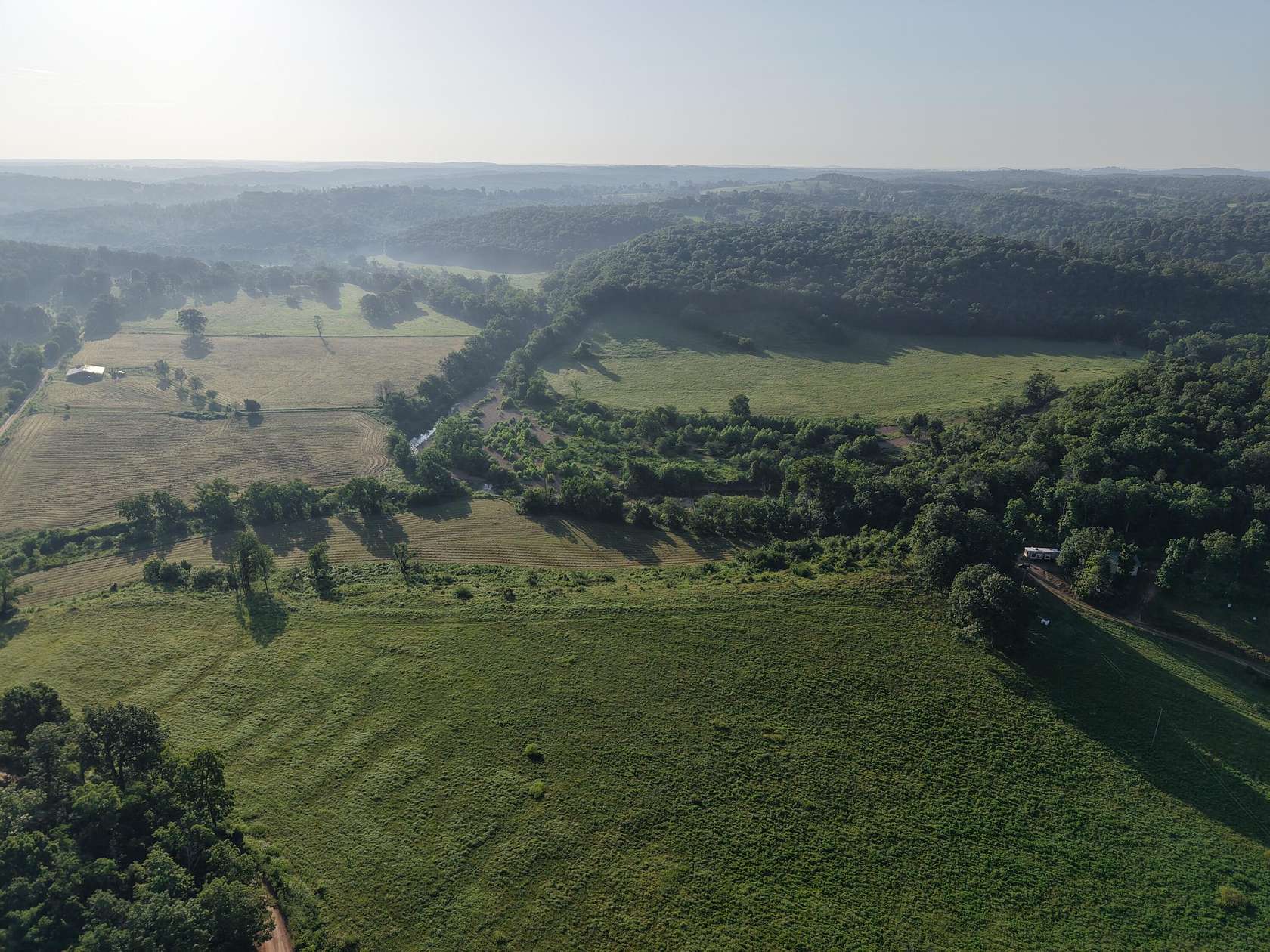 190 Acres of Land with Home for Sale in Tecumseh, Missouri