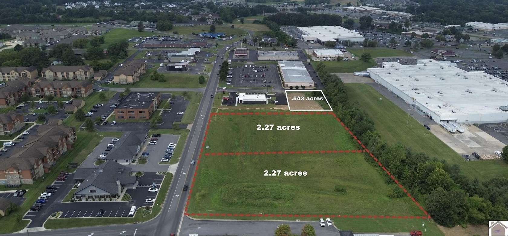 4.54 Acres of Commercial Land for Sale in Paducah, Kentucky
