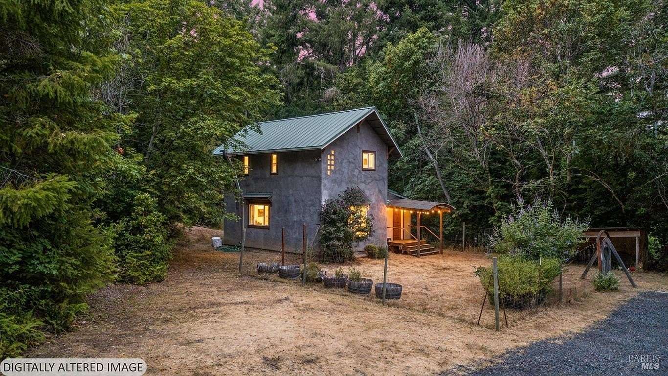 12.3 Acres of Land with Home for Sale in Willits, California