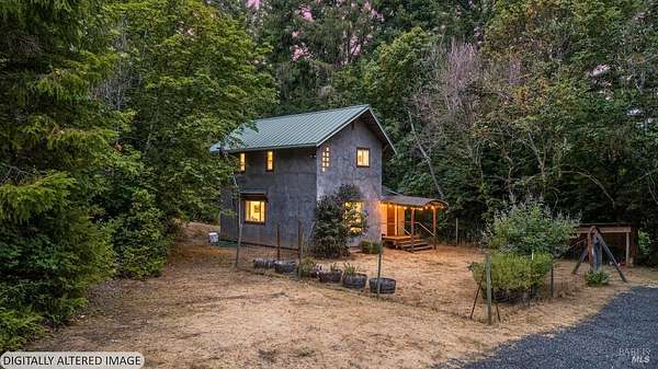 12.3 Acres of Land with Home for Sale in Willits, California