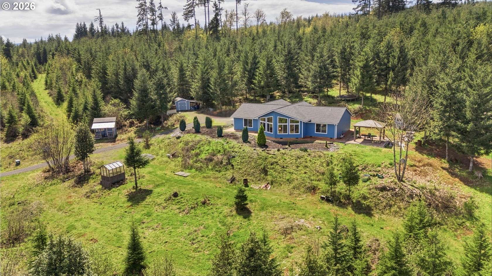 30.4 Acres of Recreational Land with Home for Sale in Springfield, Oregon