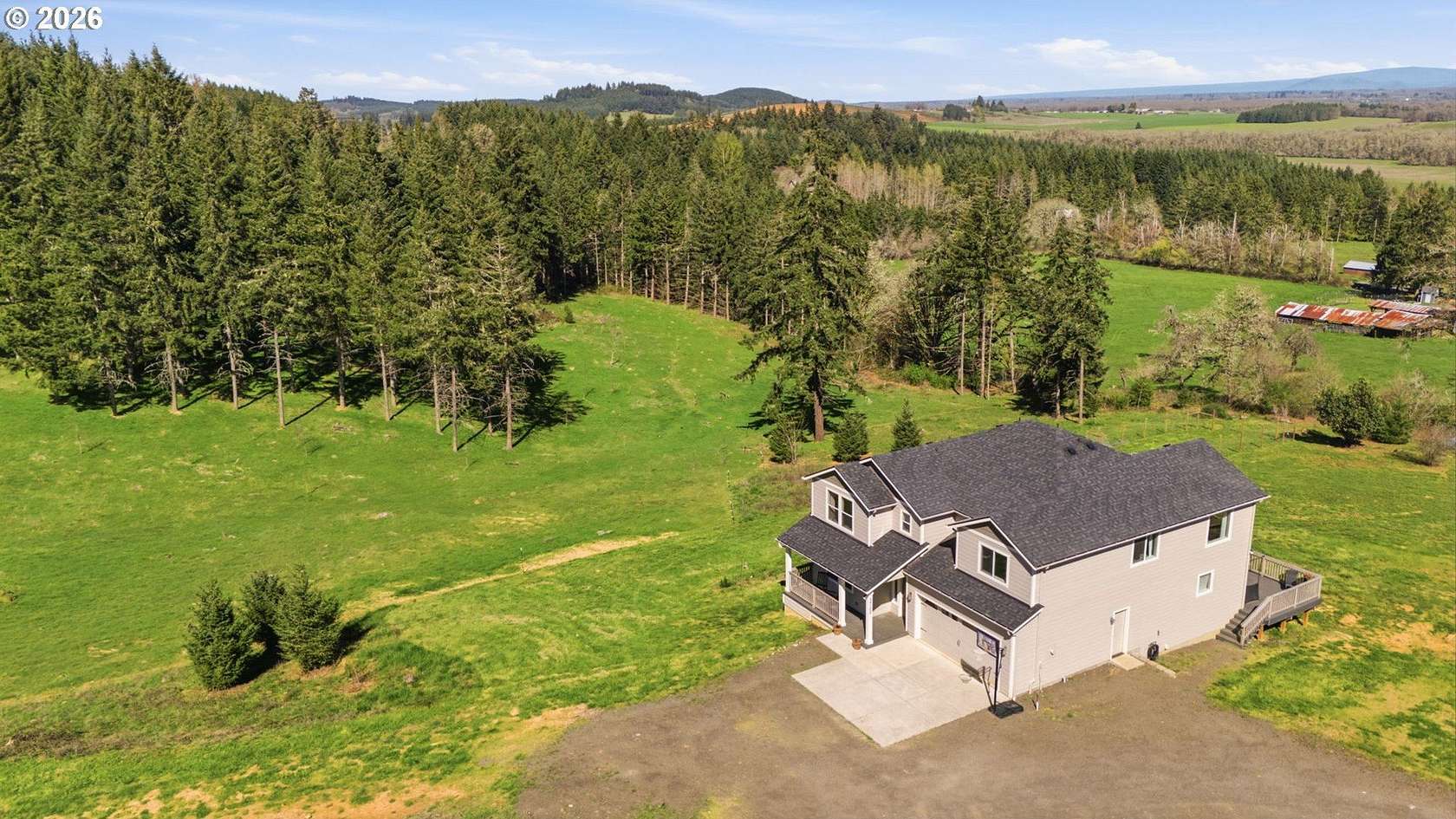 12 Acres of Land with Home for Sale in Monroe, Oregon