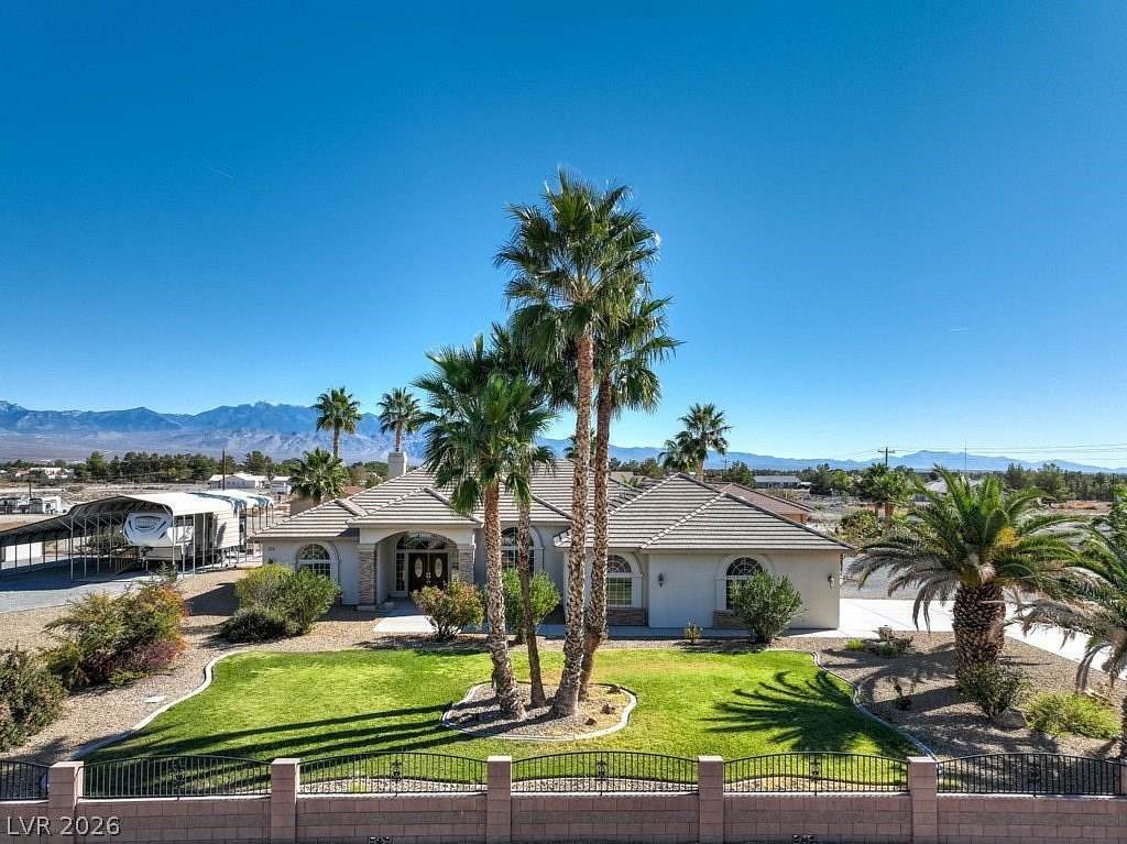 2.24 Acres of Land with Home for Sale in Pahrump, Nevada