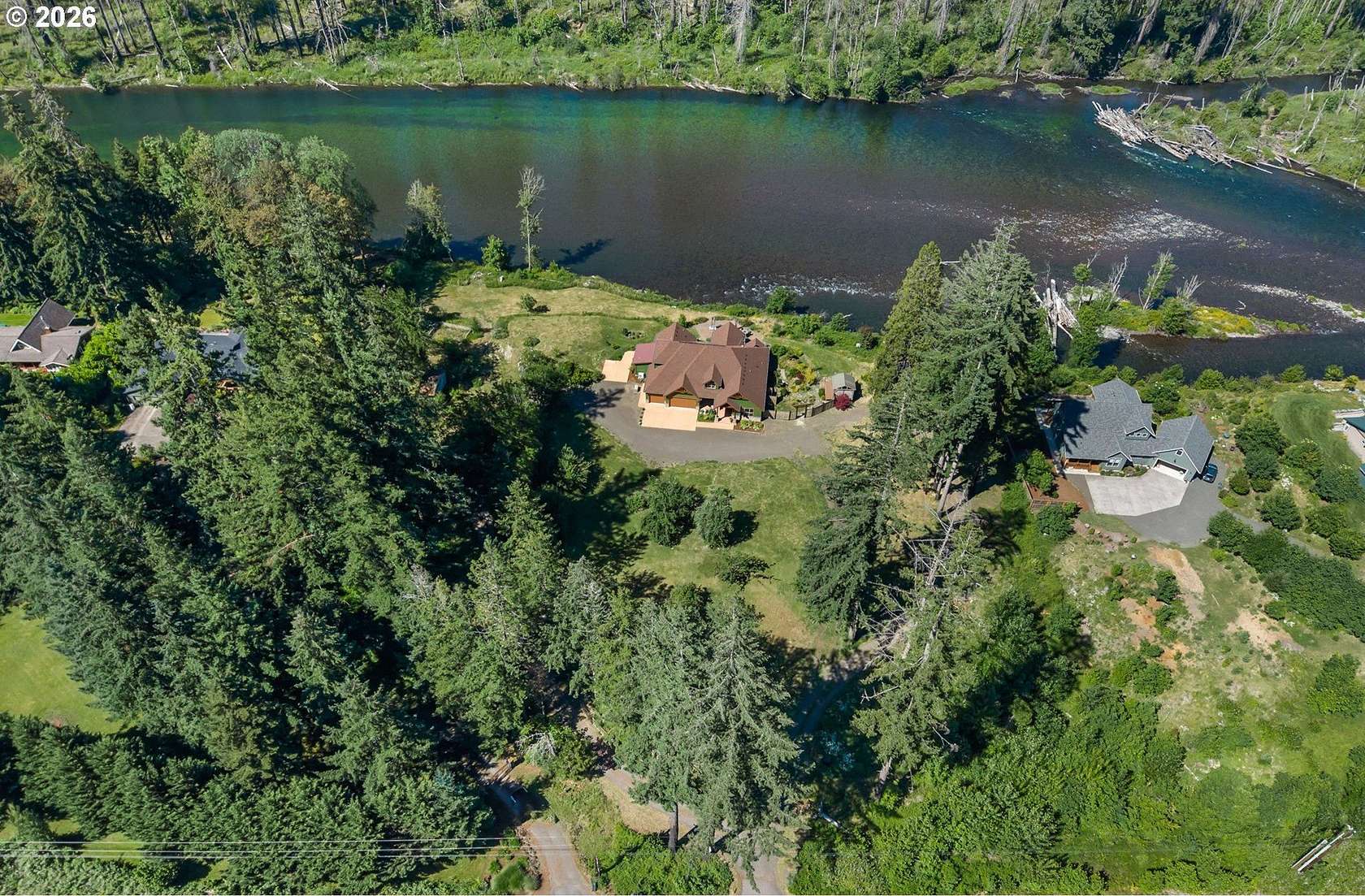 2.5 Acres of Land with Home for Sale in Vida, Oregon