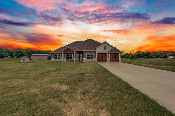 5.82 Acres of Land with Home for Sale in Scurry, Texas