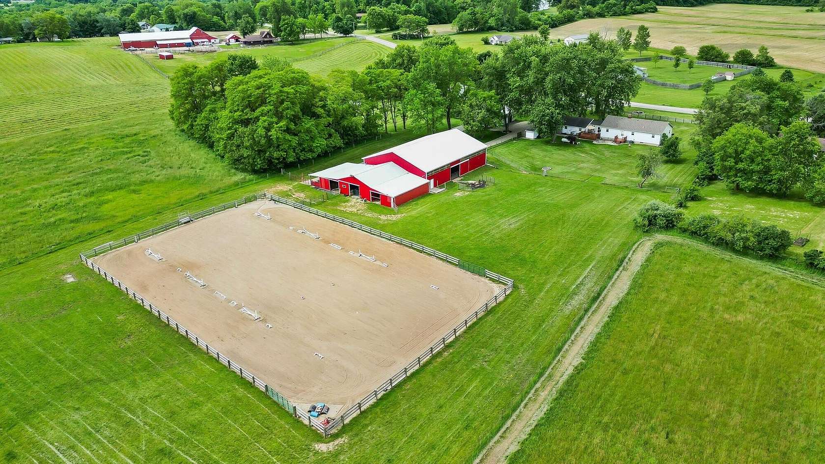 9.76 Acres of Land with Home for Sale in North Lewisburg, Ohio