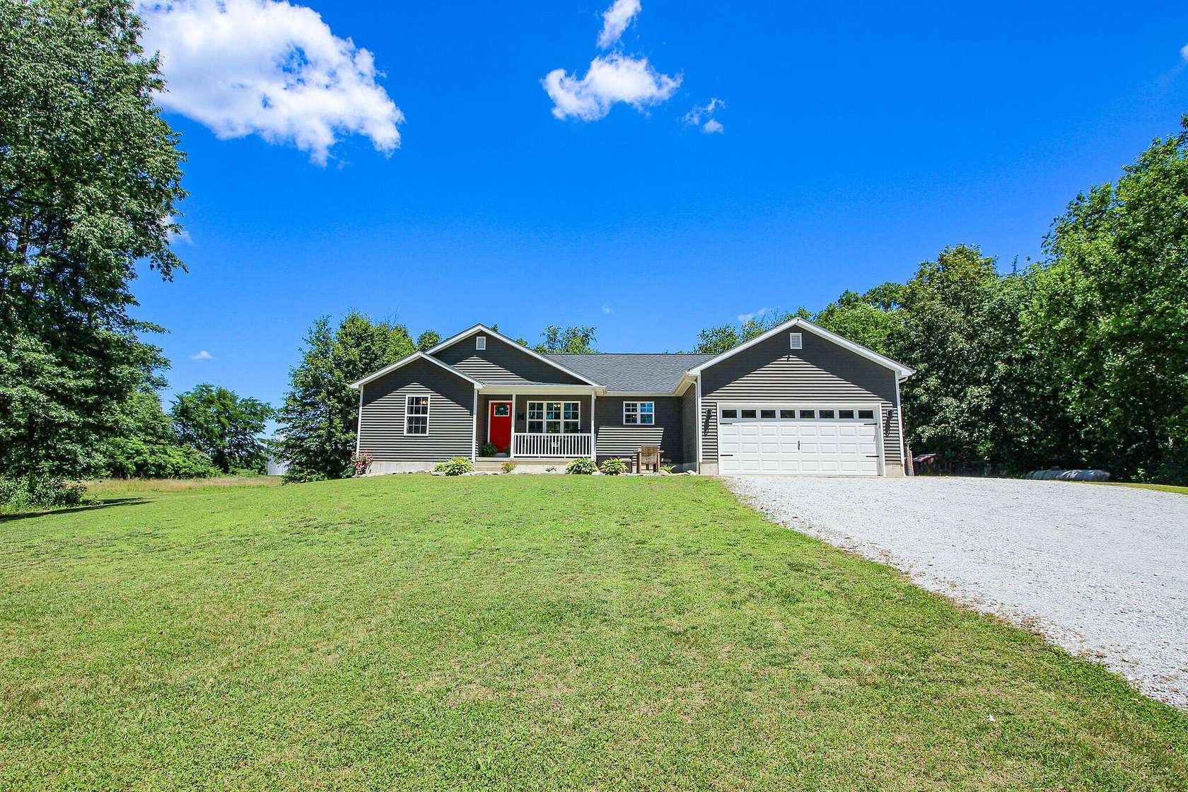 5 Acres of Land with Home for Sale in Wheatfield, Indiana