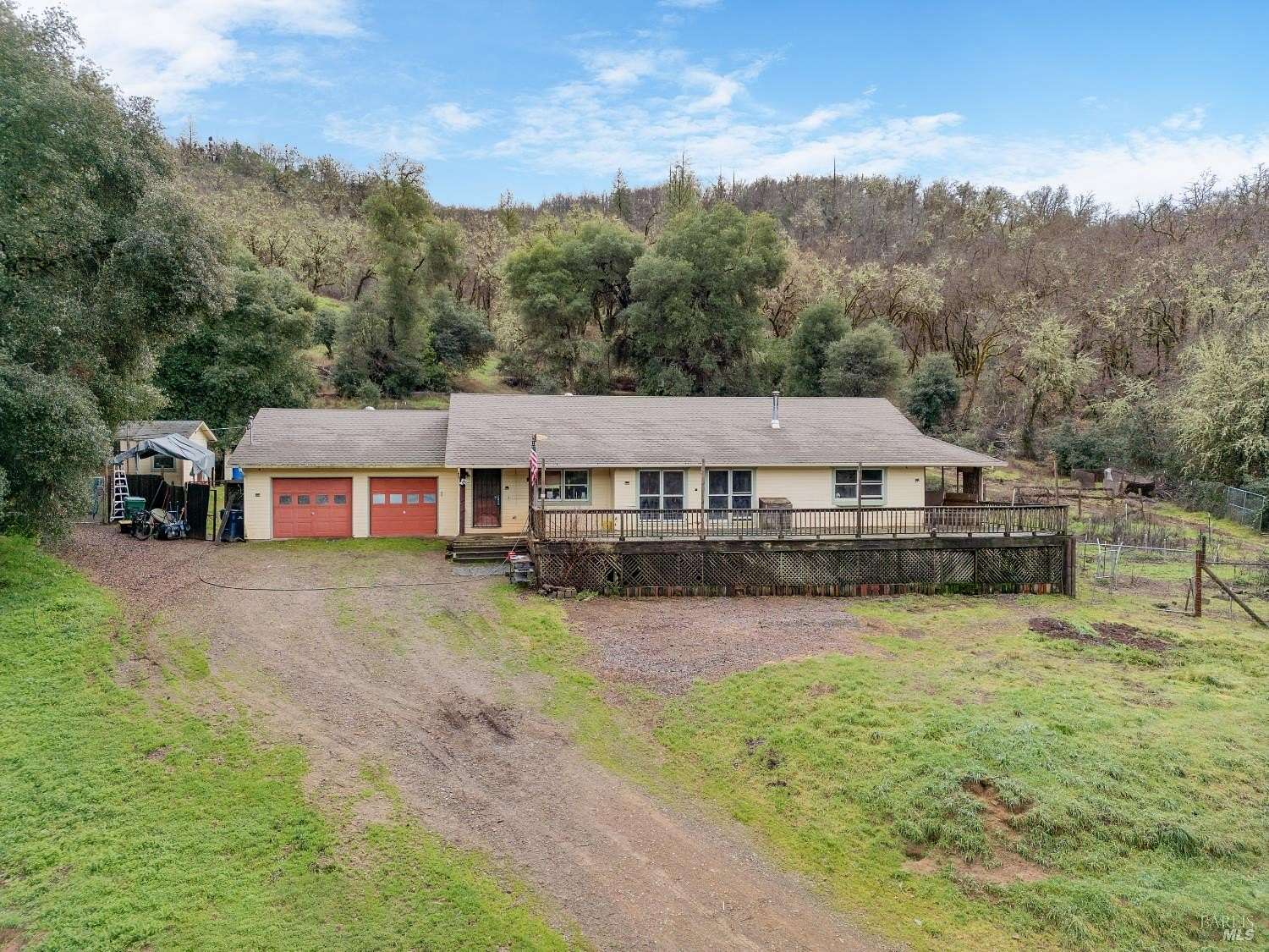 40.1 Acres of Land with Home for Sale in Potter Valley, California