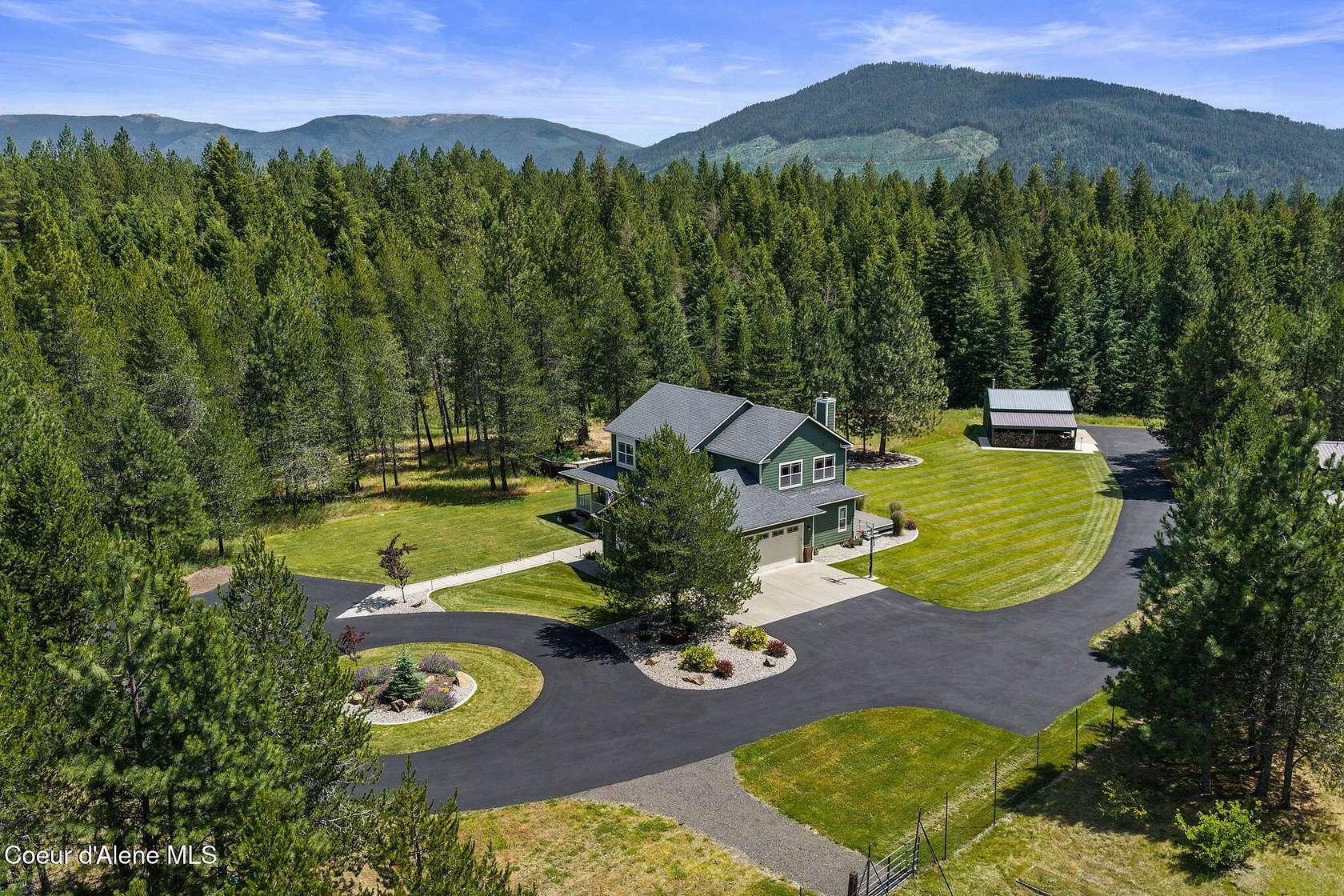 5.18 Acres of Land with Home for Sale in Athol, Idaho