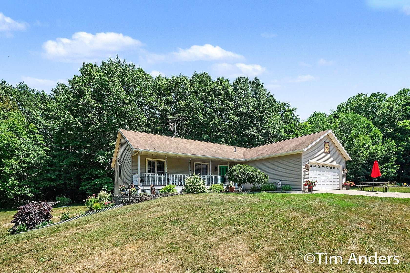 7.87 Acres of Land with Home for Sale in Kent City, Michigan