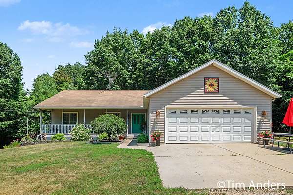 7.87 Acres of Land with Home for Sale in Kent City, Michigan