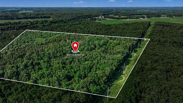 16.7 Acres of Recreational & Residential Land for Sale in Decatur, Michigan