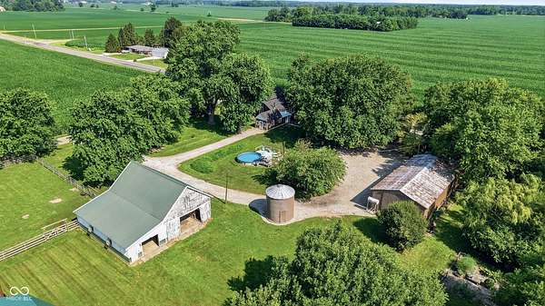 5 Acres of Land with Home for Sale in Alexandria, Indiana