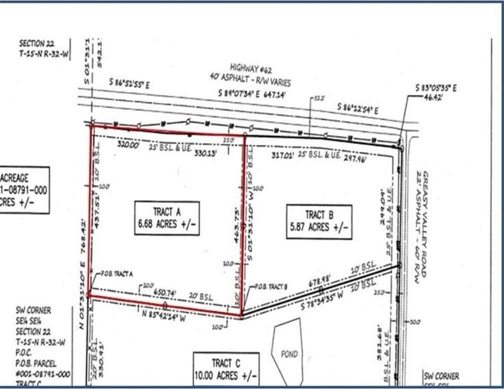 6.68 Acres of Commercial Land for Sale in Prairie Grove, Arkansas