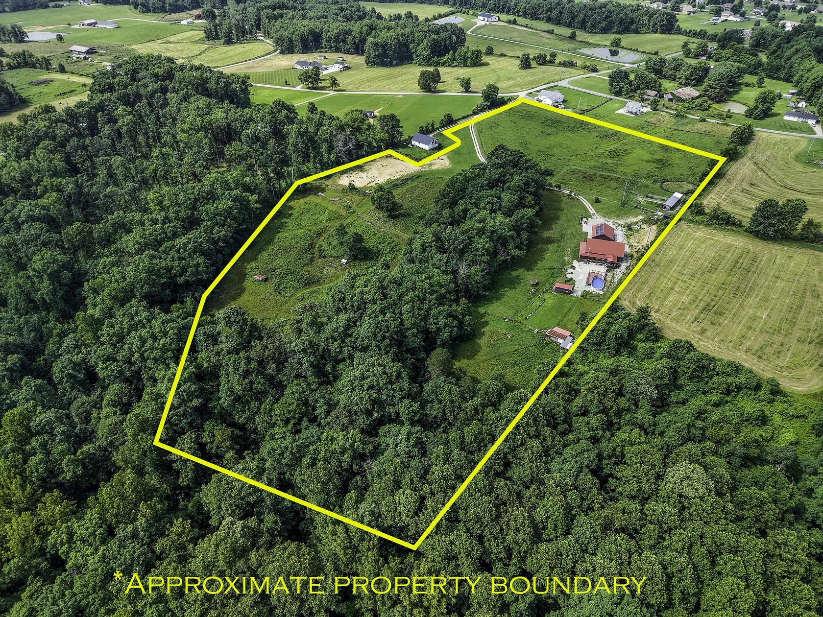 15.4 Acres of Land with Home for Sale in Morehead, Kentucky