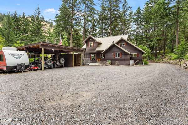 16.5 Acres of Recreational Land with Home for Sale in Naches, Washington