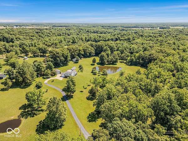 17 Acres of Recreational Land with Home for Sale in Columbus, Indiana