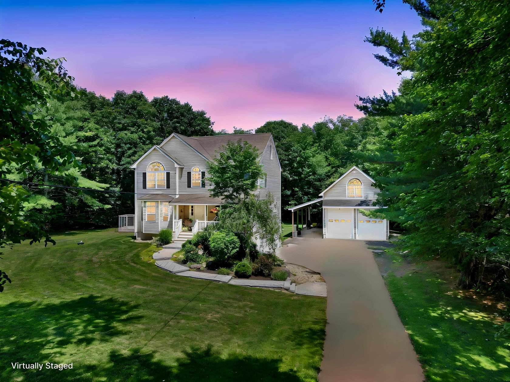 2.22 Acres of Land with Home for Sale in Newton, New Hampshire