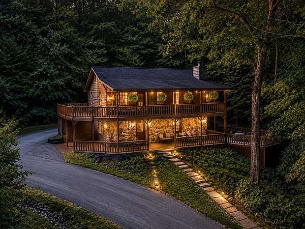 8 Acres of Land with Home for Sale in Mineral Bluff, Georgia