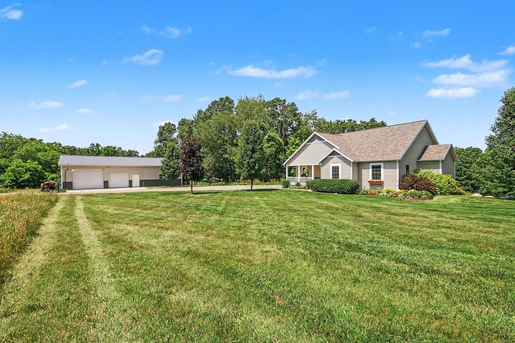 20 Acres of Land with Home for Sale in Greenville, Michigan