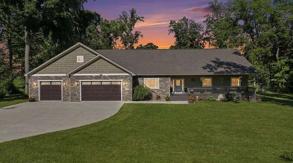 4.72 Acres of Land with Home for Sale in Fremont, Indiana