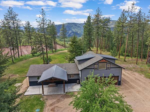 7.66 Acres of Land with Home for Sale in Huson, Montana