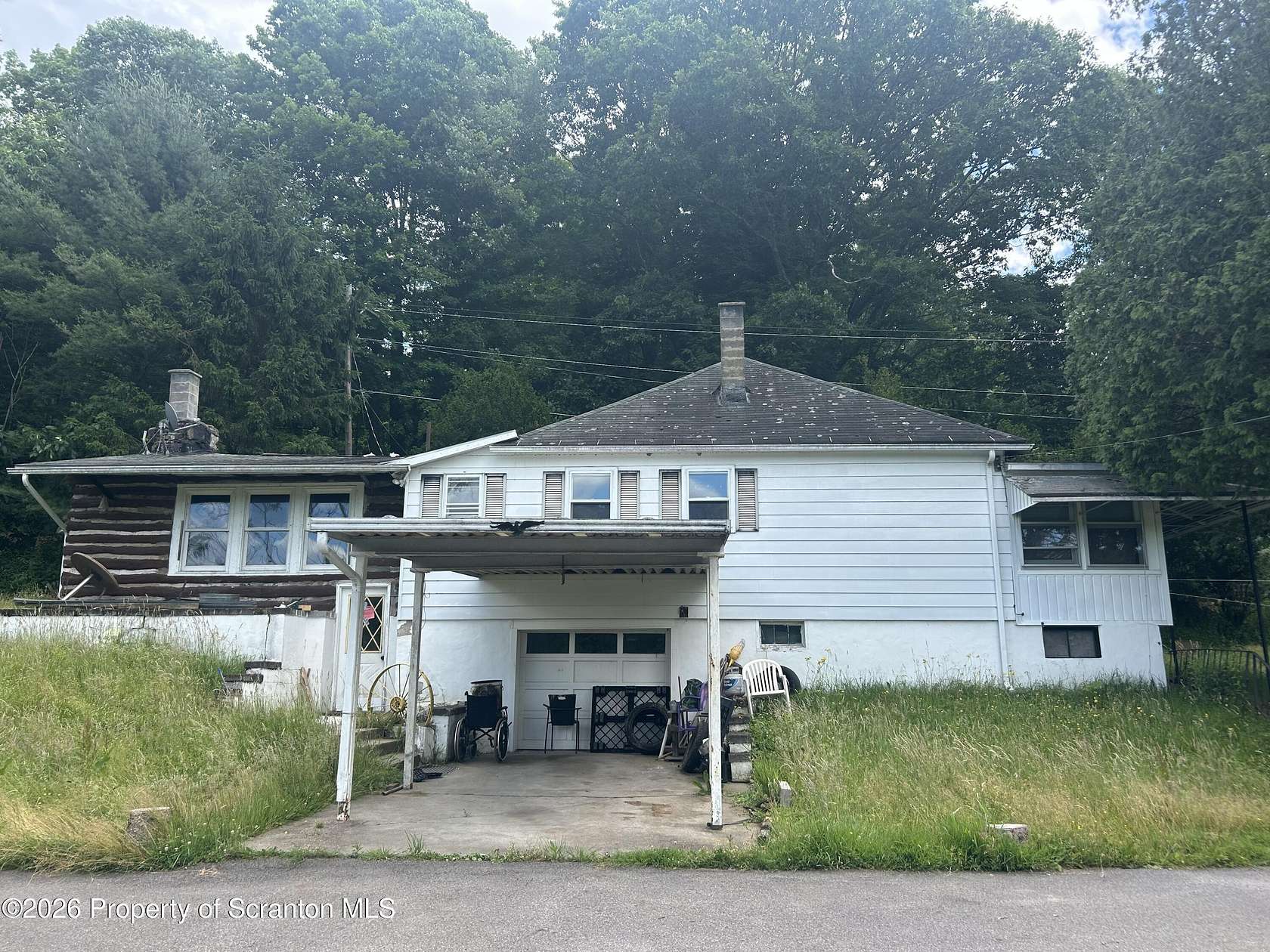 19 Acres of Land with Home for Auction in Wyoming, Pennsylvania