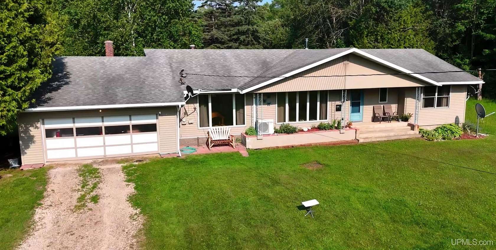38.6 Acres of Land with Home for Sale in Gulliver, Michigan