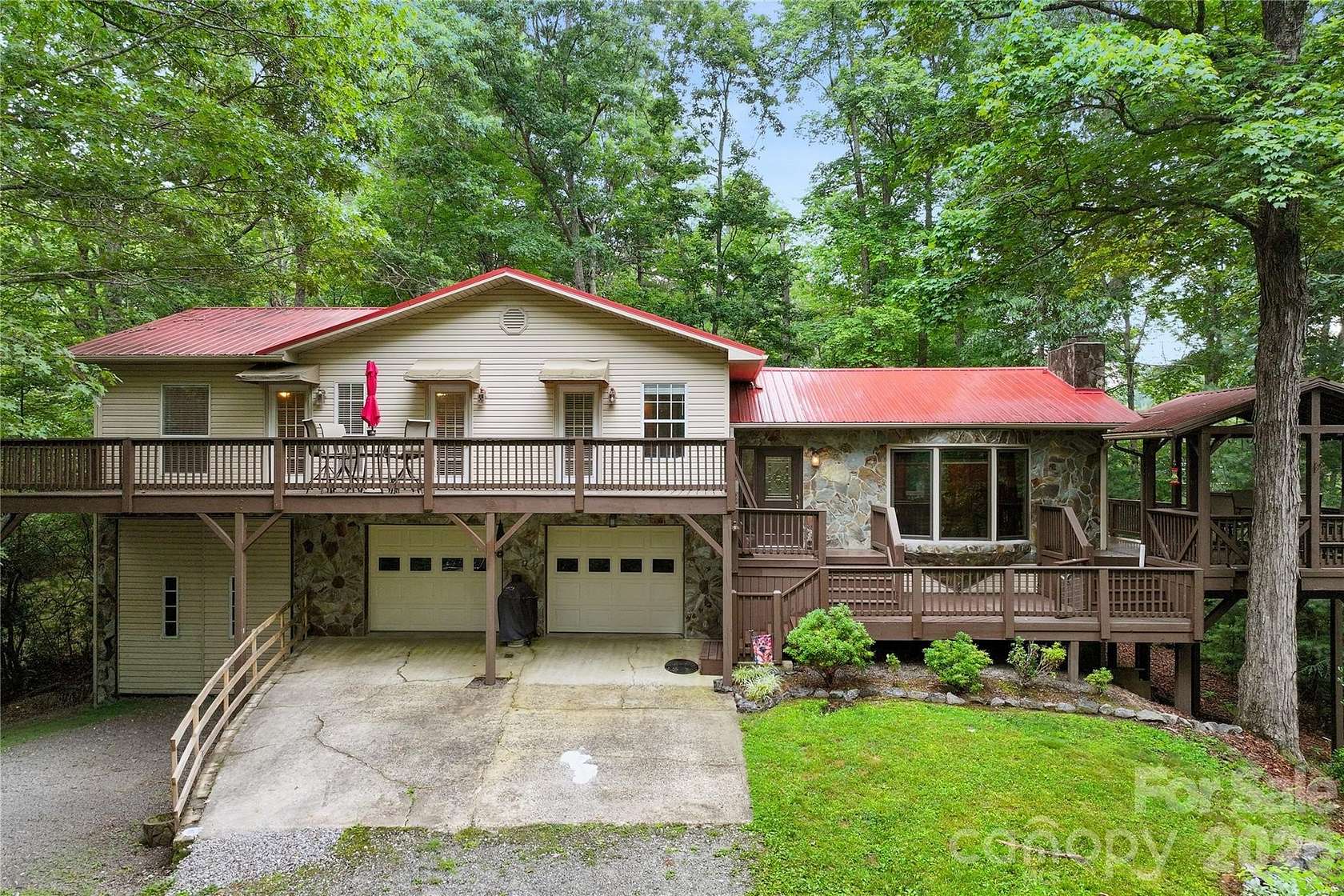 3.63 Acres of Land with Home for Sale in Brevard, North Carolina