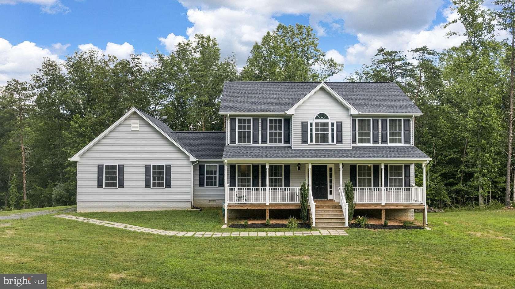 9.23 Acres of Land with Home for Sale in Castleton, Virginia