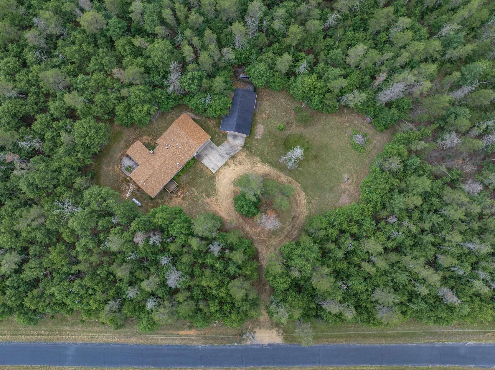 5 Acres of Land with Home for Sale in Necedah, Wisconsin
