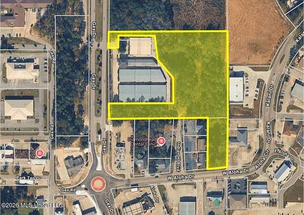 4.6 Acres of Commercial Land for Sale in Diamondhead, Mississippi