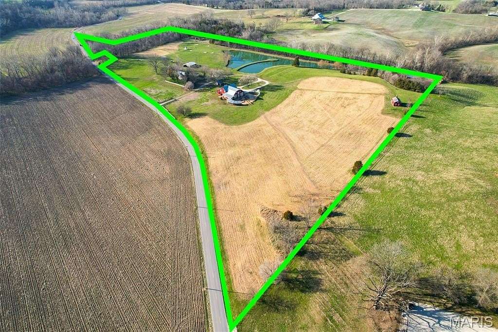 31.7 Acres of Recreational Land with Home for Sale in Marthasville, Missouri