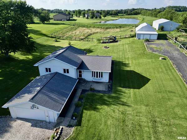 2.78 Acres of Land with Home for Sale in Hanna City, Illinois