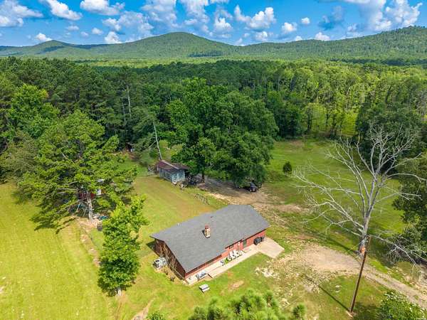 16 Acres of Land with Home for Sale in Glenwood, Arkansas