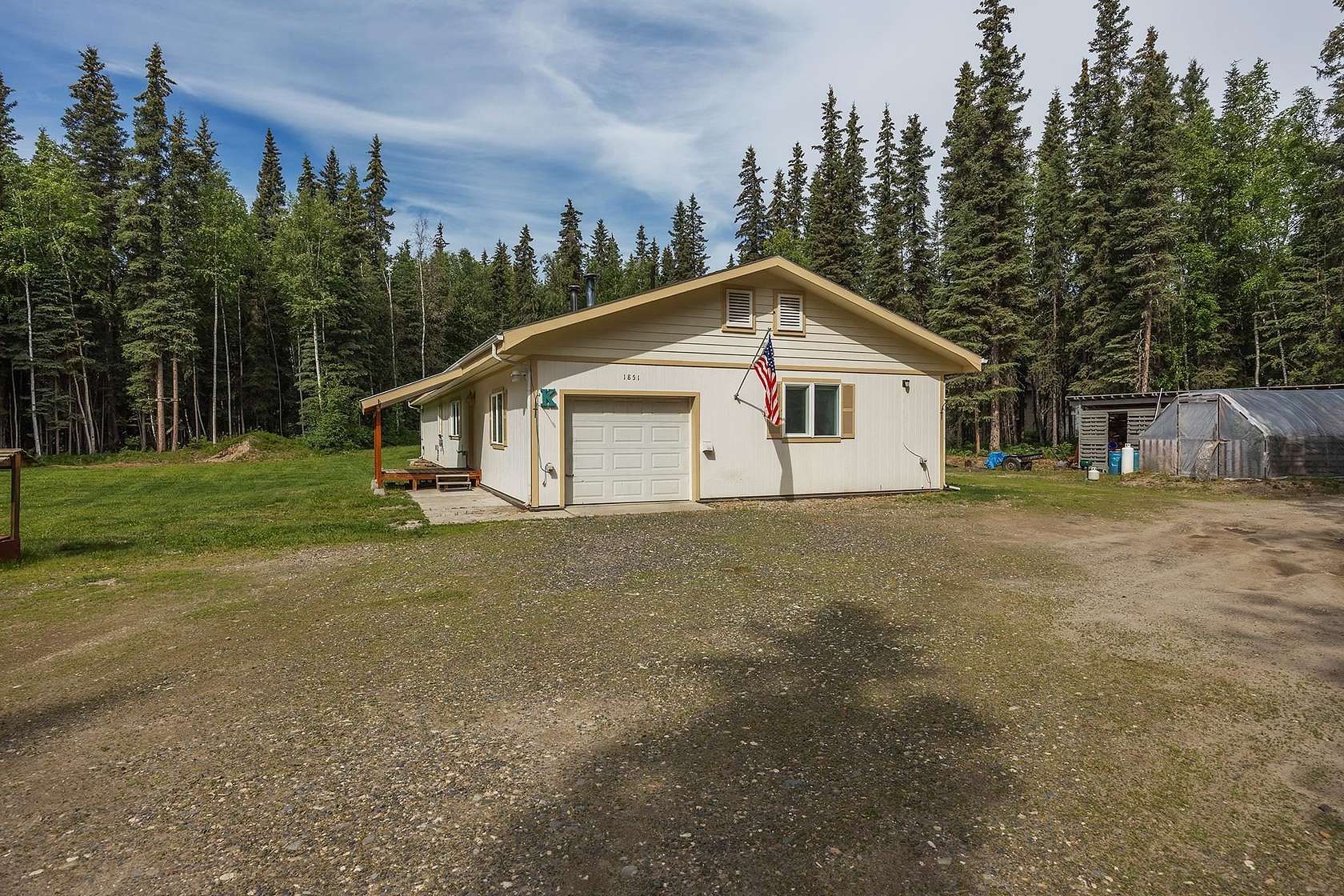 1.86 Acres of Land with Home for Sale in North Pole, Alaska