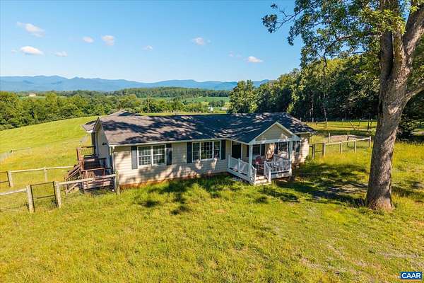 73.8 Acres of Agricultural Land with Home for Sale in Reva, Virginia