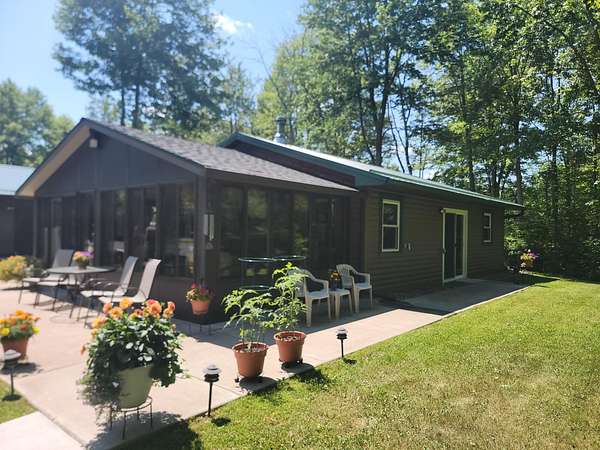 10 Acres of Recreational Land with Home for Sale in Ojibwa, Wisconsin