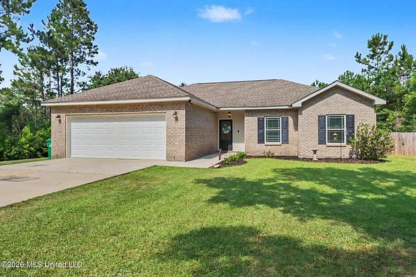 1.5 Acres of Land with Home for Sale in Kiln, Mississippi