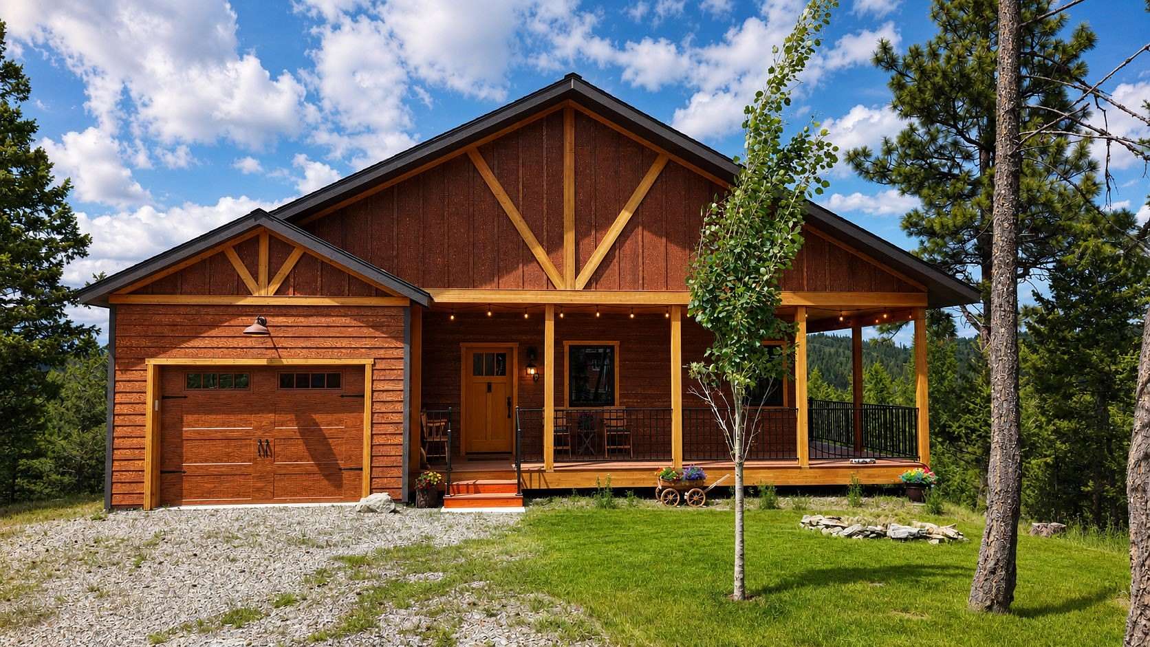 10 Acres of Land with Home for Sale in Kila, Montana