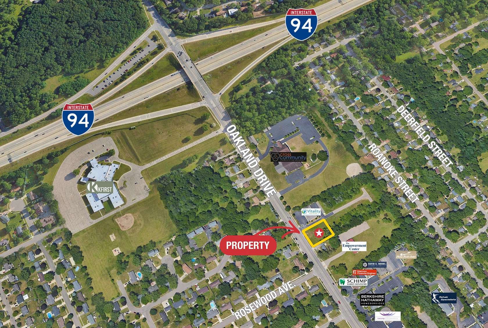 0.47 Acres of Commercial Land for Sale in Portage, Michigan