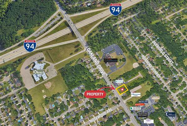 0.47 Acres of Commercial Land for Sale in Portage, Michigan