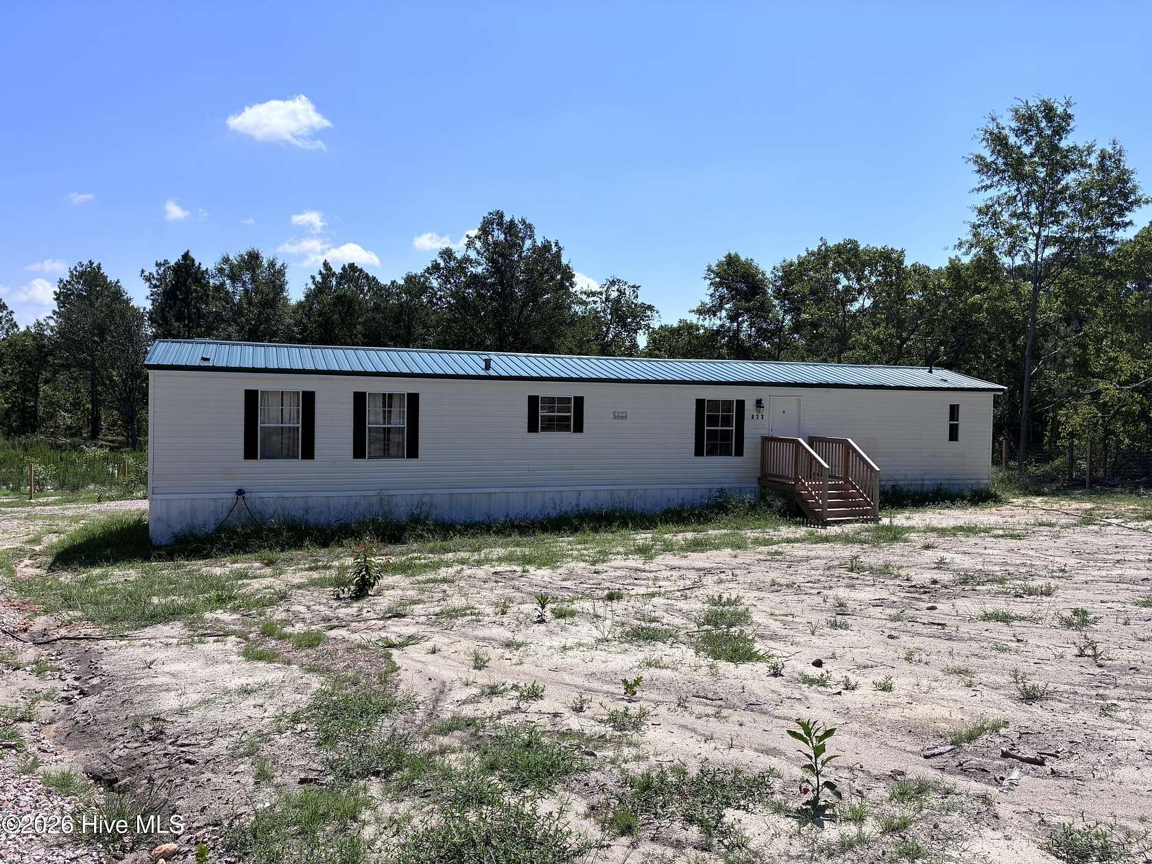 5.23 Acres of Land with Home for Lease in Hamlet, North Carolina